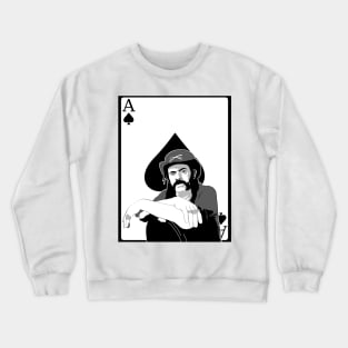 Ace of Spades Lemmy Kilmister Motorhead playing card Crewneck Sweatshirt